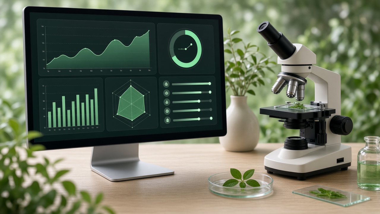 Computer analysis beside laboratory science